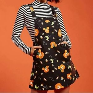 Disney hot topic Mickey pumpkin skirtall size XL